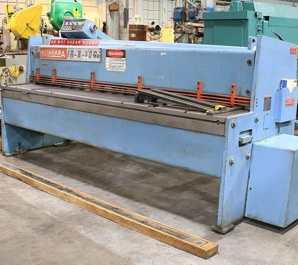 10 Ga x 8 ft Niagara Mechanical Power Shear Model 1R-8 - Federal Equipment