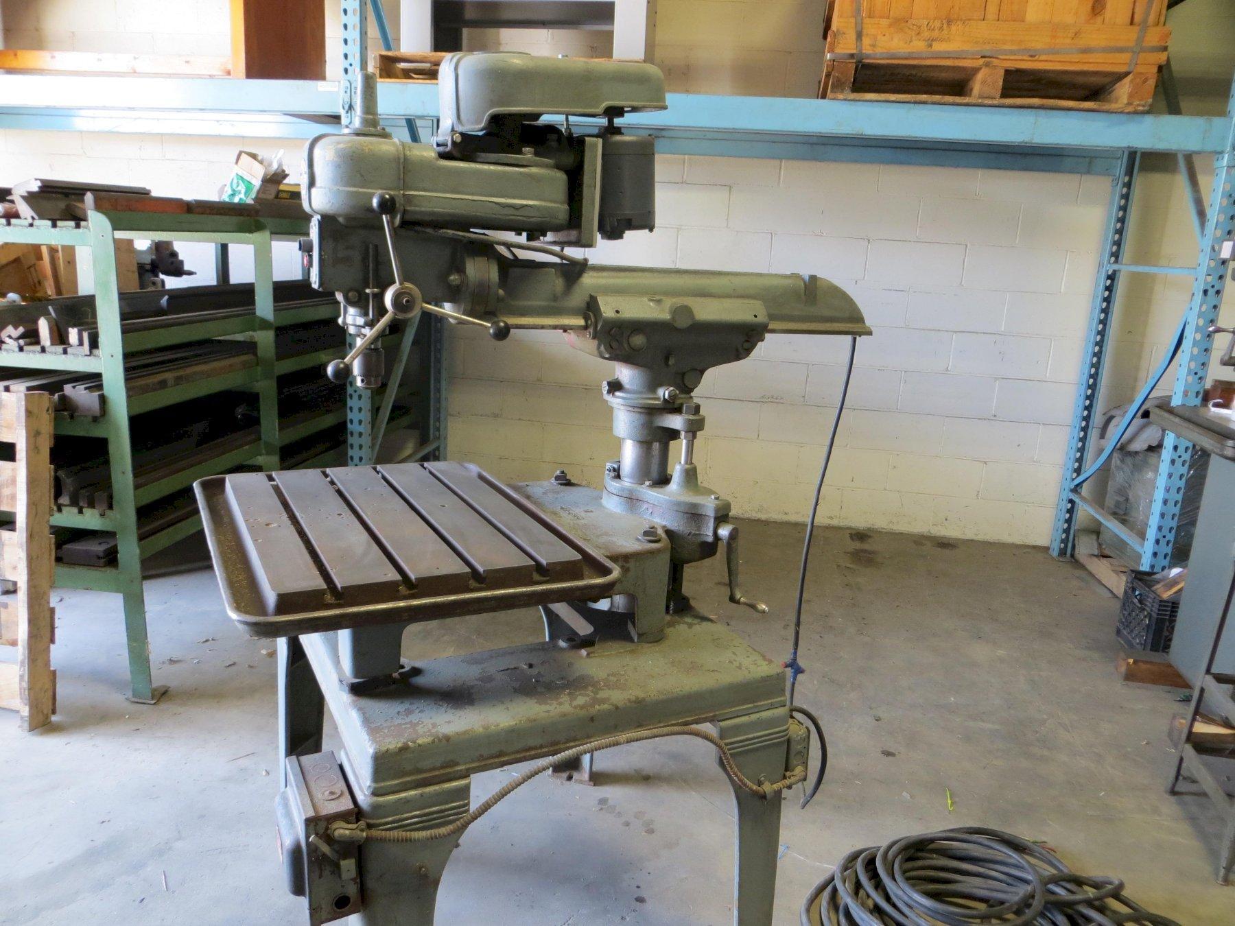 Walker Turner Radial Drill Press Model Federal Equipment