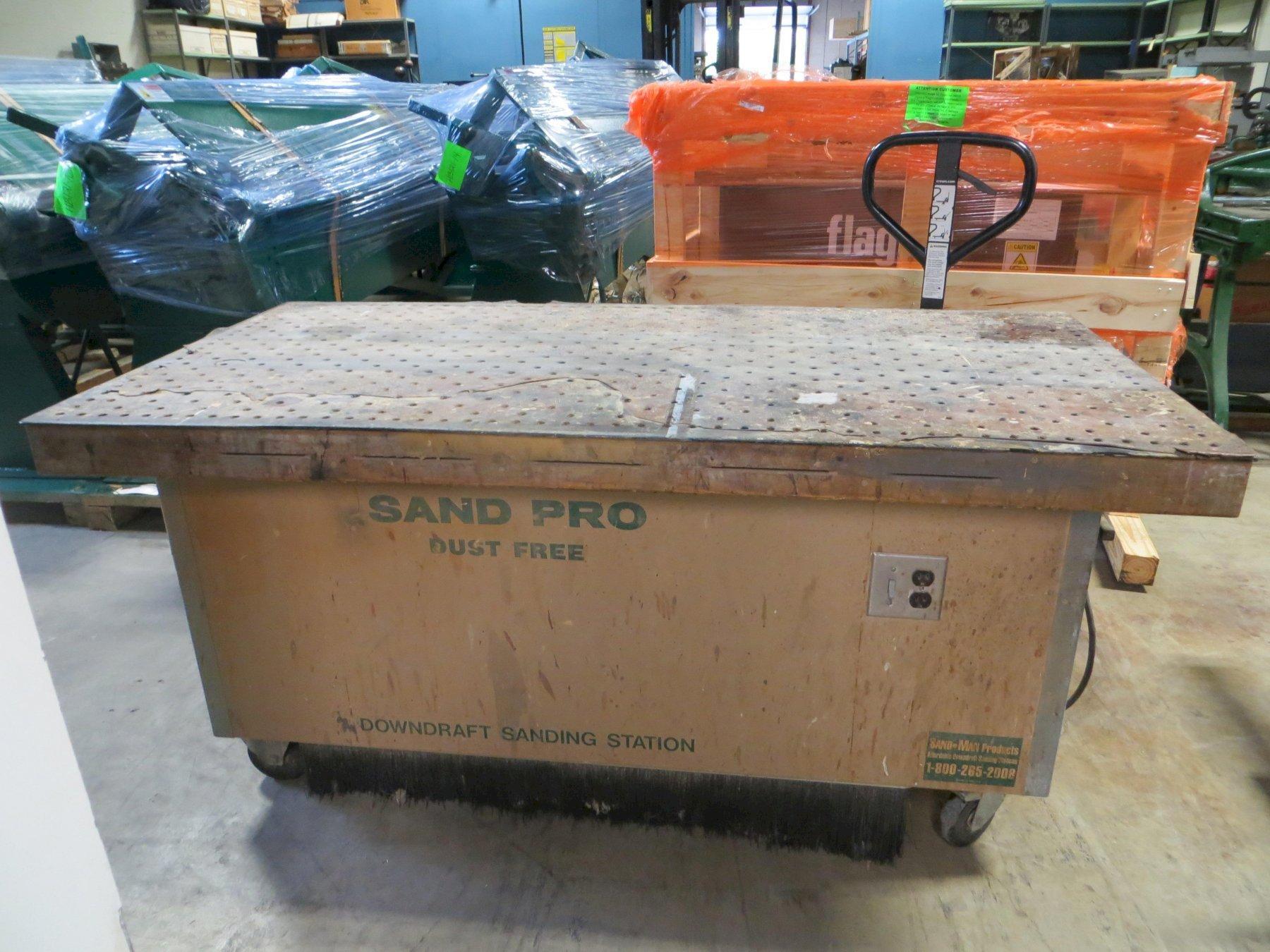 Sandman Sand Pro Downdraft Sanding Station Wood Model 72" x 36