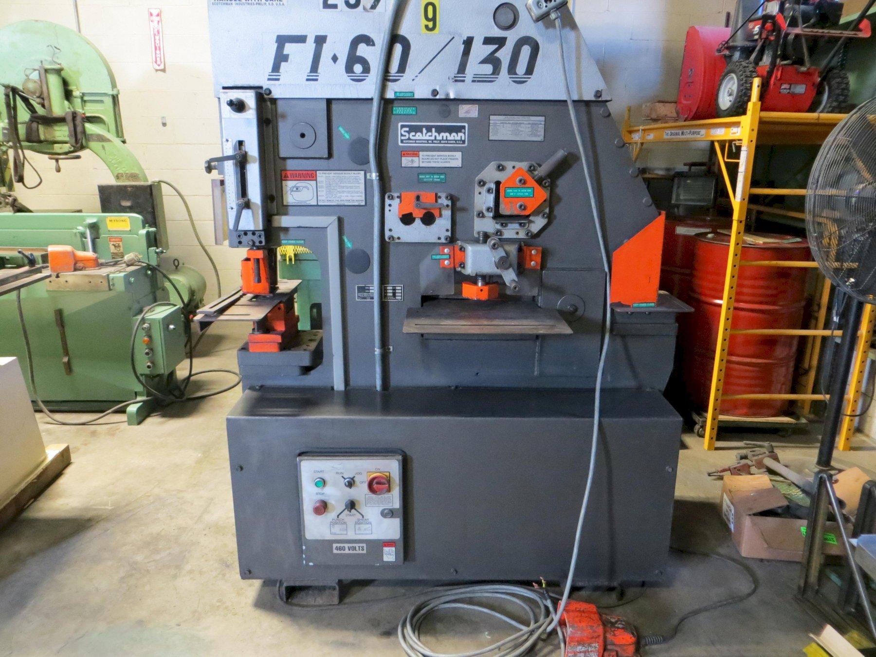 60 Ton Scotchman Hydraulic Ironworker Model FI 60 /130 Federal Equipment
